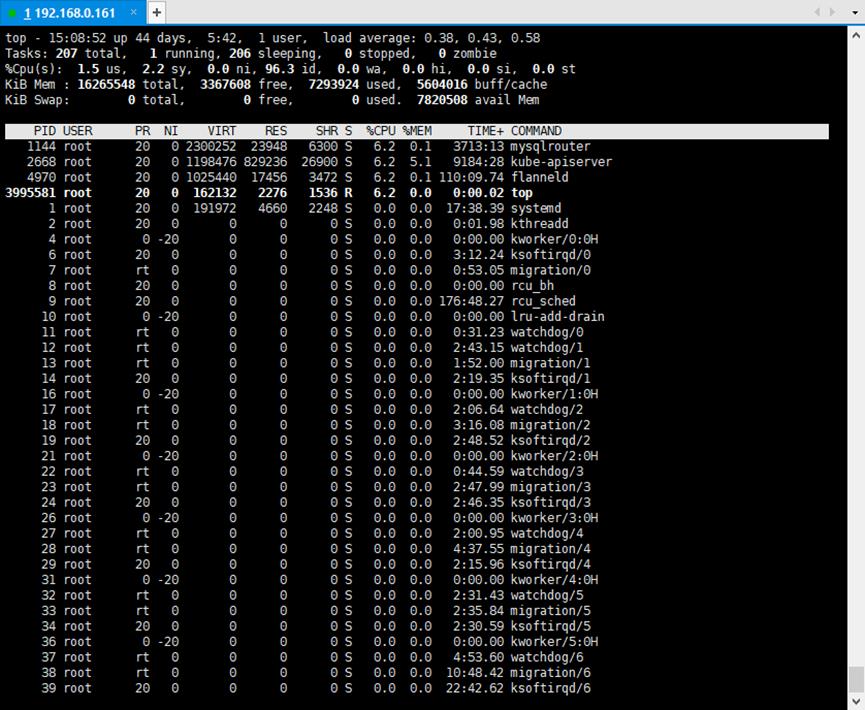 linux服务器性能监控以及mysql状态查看_sed