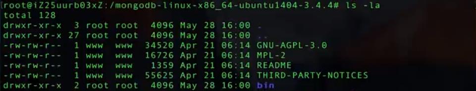 Linux平台下MongoDB安装和环境搭建_linux_07