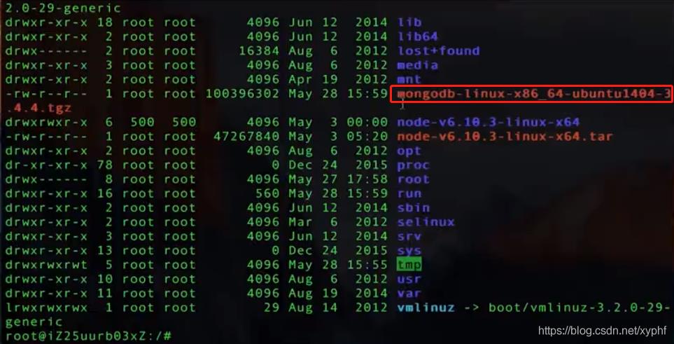 Linux平台下MongoDB安装和环境搭建_linux_03