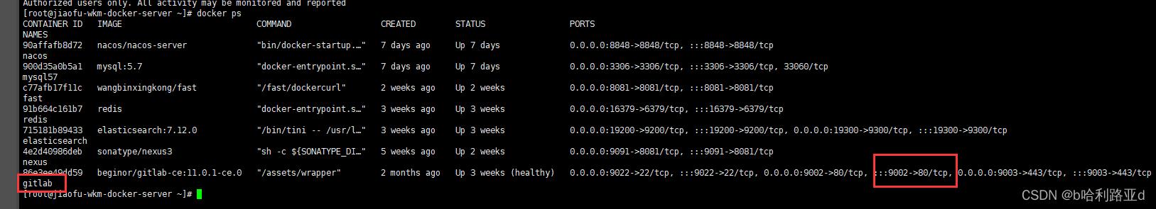 修改Docker部署gitlab的外部访问地址和端口_docker