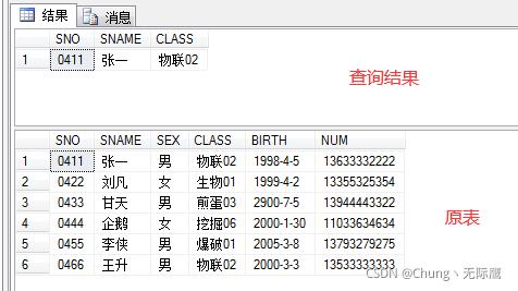 SQL数据库语言基础之SqlServer数据库原理与设计课程期末复习-条件查询实例练习【学生表、选课表、家庭作业表】_面向对象编程_04