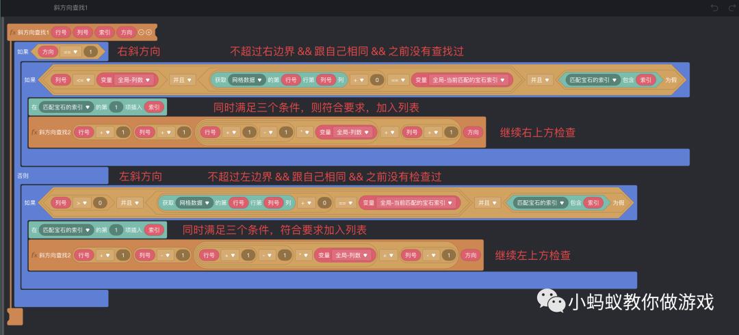 斜方向三消查找算法的原理和实现_原创教程_11