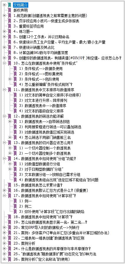 这136页PDF章章经典，没有学不会的“EXCEL数据透视表”！_数据透视表_02