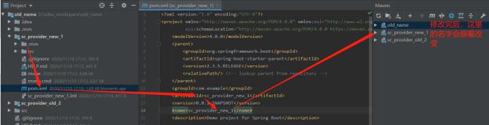Springcloud项目改名的操作方法_项目结构_04