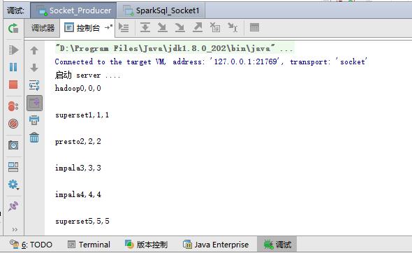 （1）sparkstreaming结合sparksql读取socket实时数据流_spark