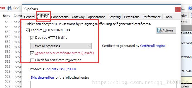 fiddler使用第一章-链接浏览器-如何抓取https请求_代理服务器_08