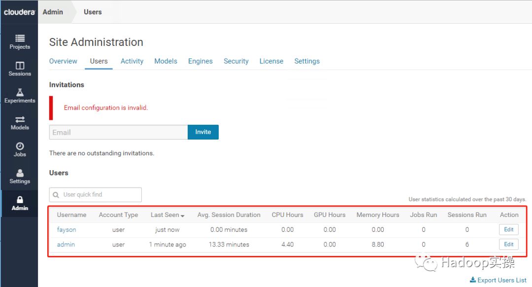 后台查找CDSW中用户的审计日志_postgresql