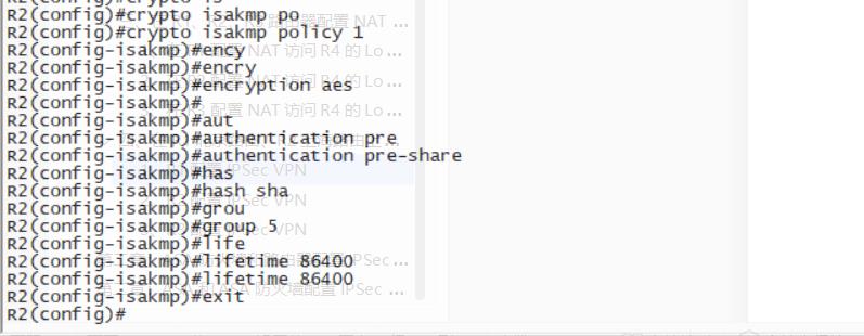 路由器配置点到多点IPsec