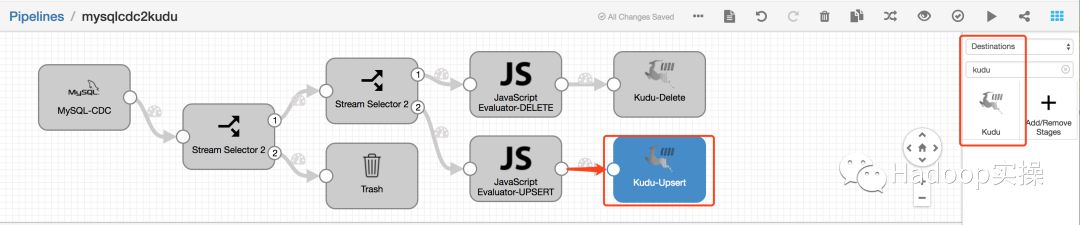 如何使用StreamSets实现MySQL中变化数据实时写入Kudu_mysql_29