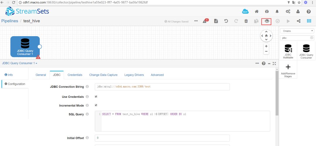 如何使用StreamSets从MySQL增量更新数据到Hive_cloudera_10