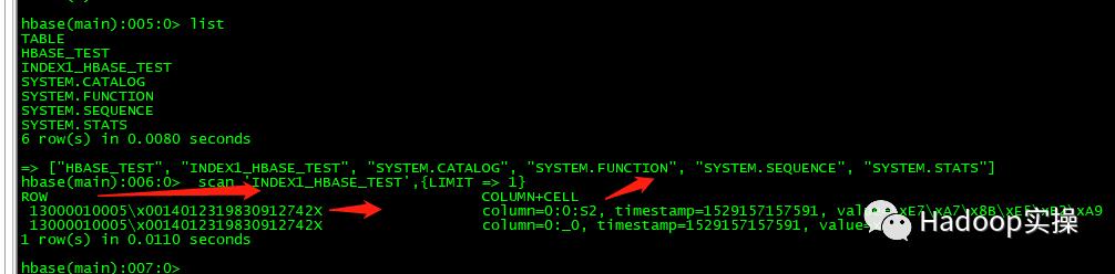 如何使用Phoenix在CDH的HBase中创建二级索引_hadoop_16