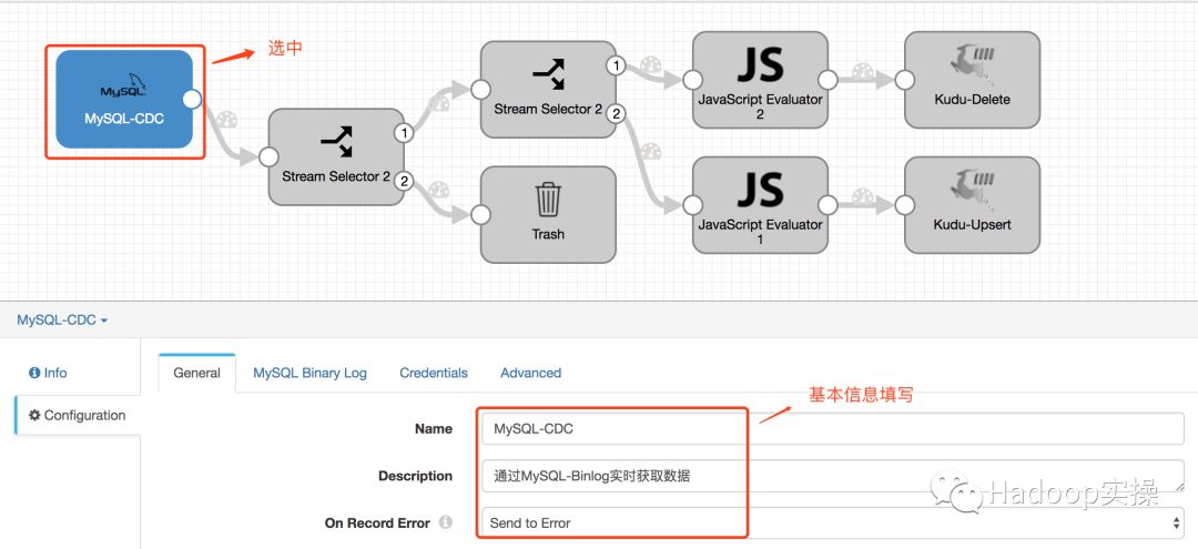 如何使用StreamSets实现MySQL中变化数据实时写入Kudu_mysql_09