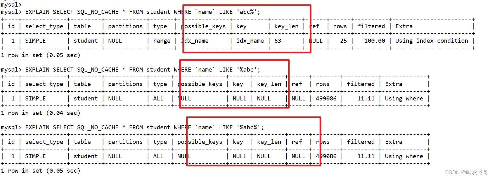 【MySQL从入门到精通】【高级篇】（二十六）建了索引就能用么？我看未必。来看看几种索引失效的情况吧_数据库_12