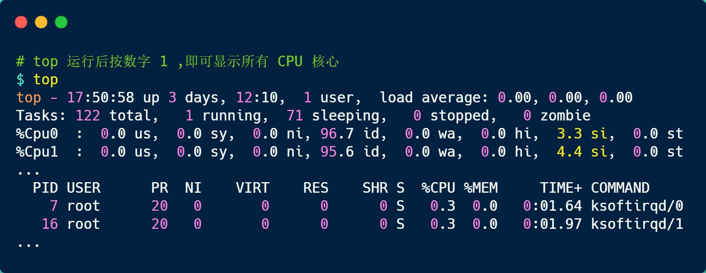 14、如何定位软中断