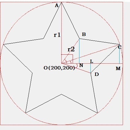 【VB.NET】关于绘制五角星_绘图_02