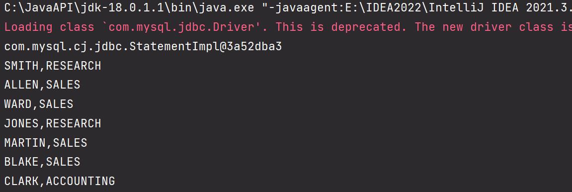 java.sql.SQLException: