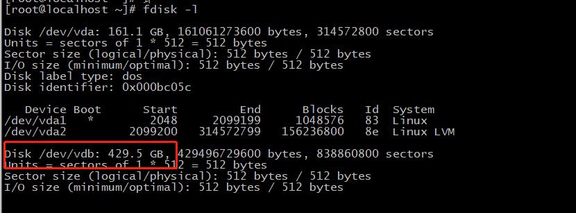 Linux操作系统系列：通过新增磁盘对LVM文件系统扩容_linux_03