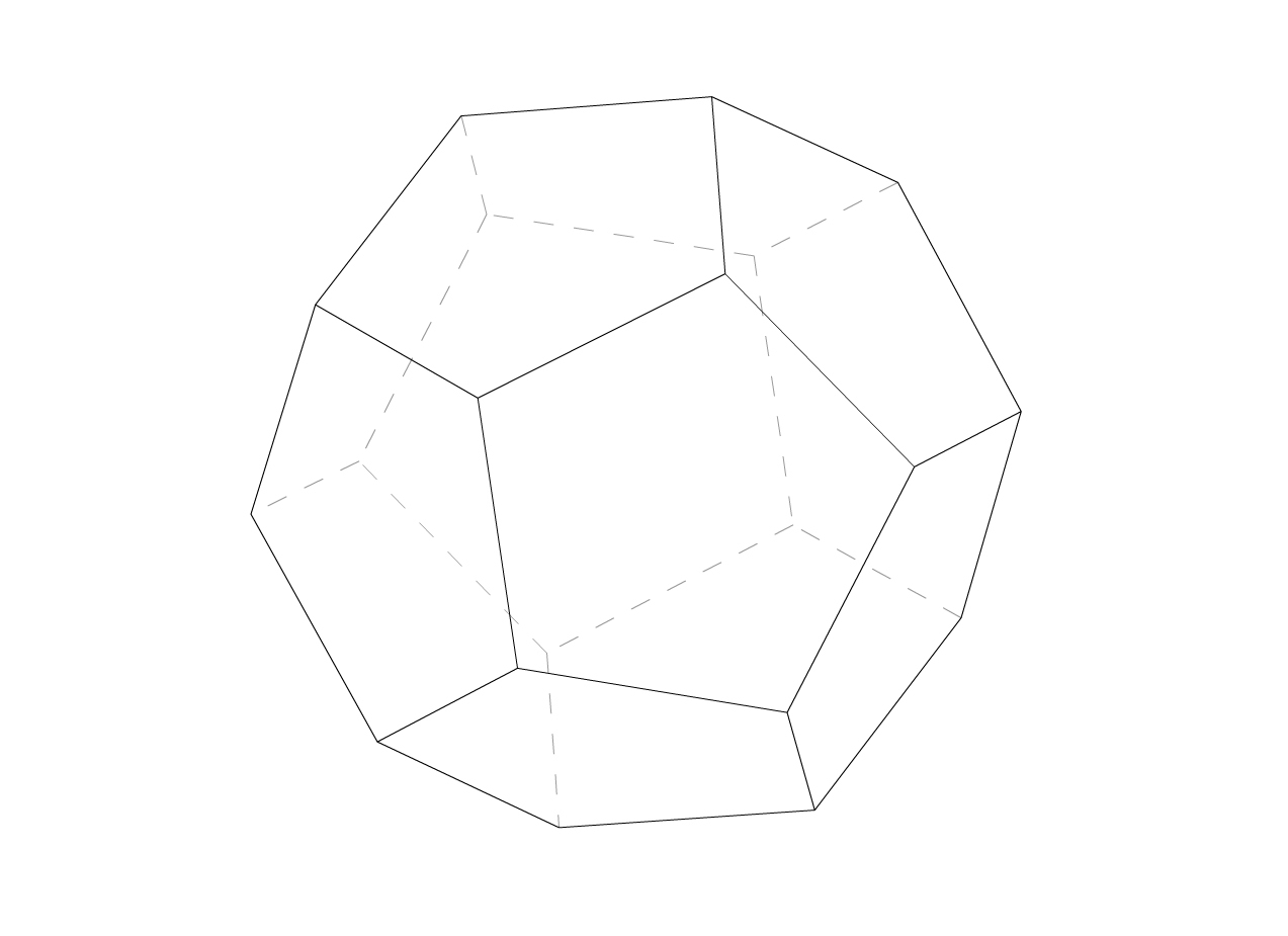 五角十二面体对称性图片
