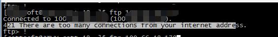 问题解决系列：ftp并发读取文件内容时，会出现ftp连接数过多，进而导致读取文件出现问题_服务器