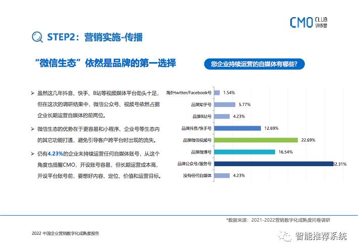 2022中国企业营销数字化成熟度报告：如何转型、如何选品、如何用好?_推荐算法_33