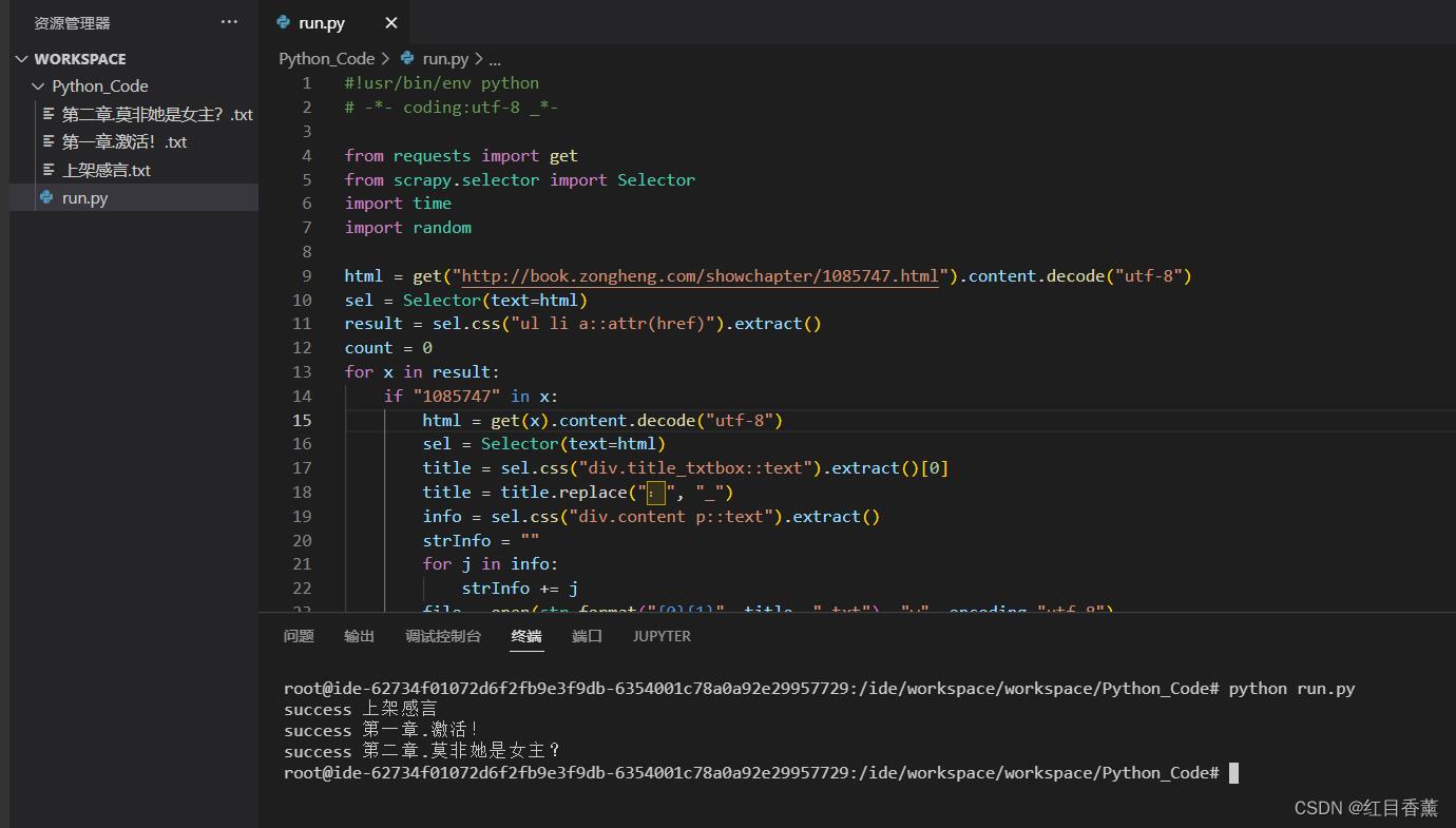 走过岁月我才发现——云IDE真方便(Python3.8环境测试)_ide_20