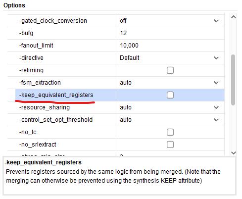 Vivado综合设置之-keep_equivalent_registers_keep