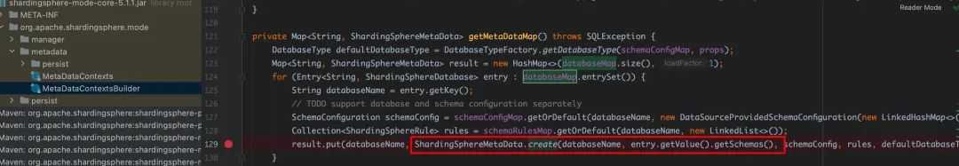 ShardingSphere分库分表schema名称导致NPE问题排查记录_数据库_05