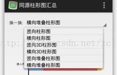XCL-Charts图表库中柱形图的同源风格切换介绍_List