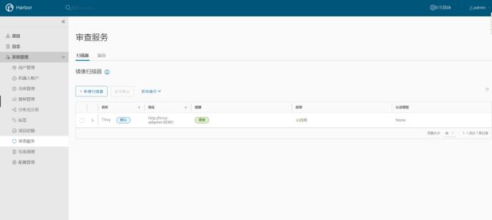 快速安装harbor并添加仓库扫描工具_nginx