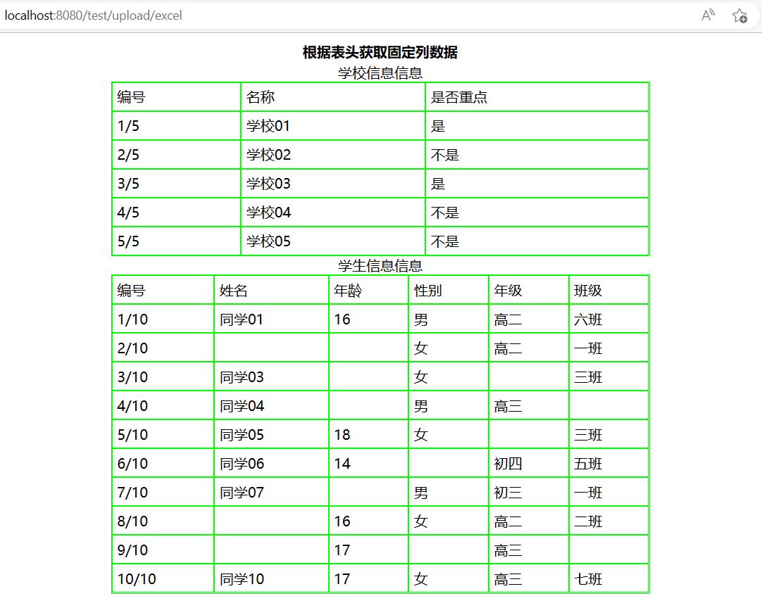 java在线读取Excel内容_java_03