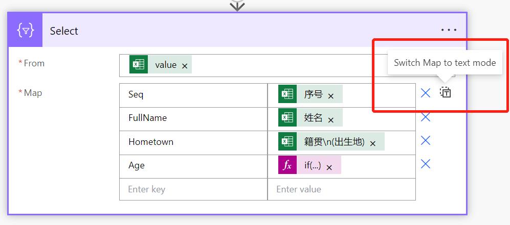 使用Flow读取Excel表格碰到列标题有换行，单元格中有空格的处理方法_Cloud