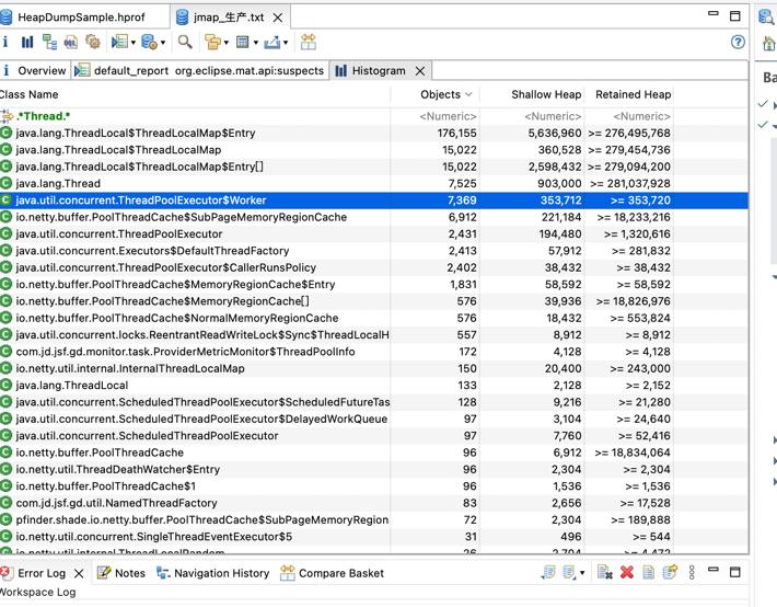 慧销平台ThreadPoolExecutor内存泄漏分析_jvm内存_12