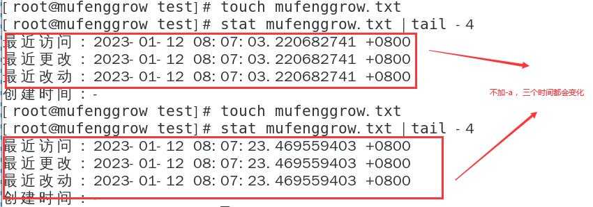 linux基本命令touch实战_数据_03