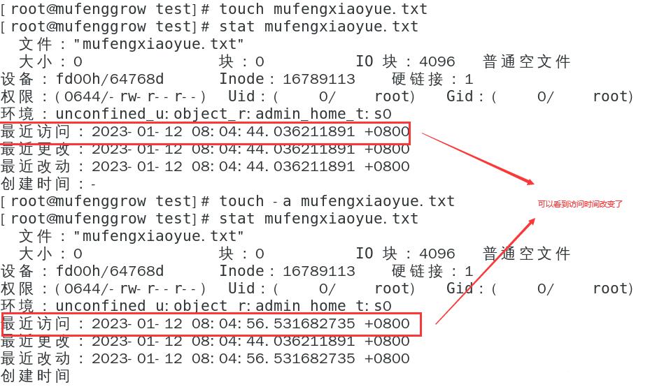 linux基本命令touch实战_数据_02