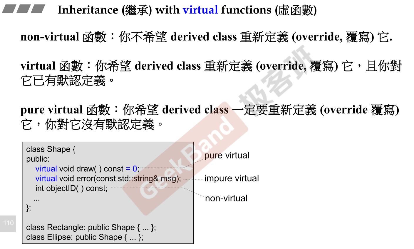 【侯捷P11】面向对象编程_虚函数_09