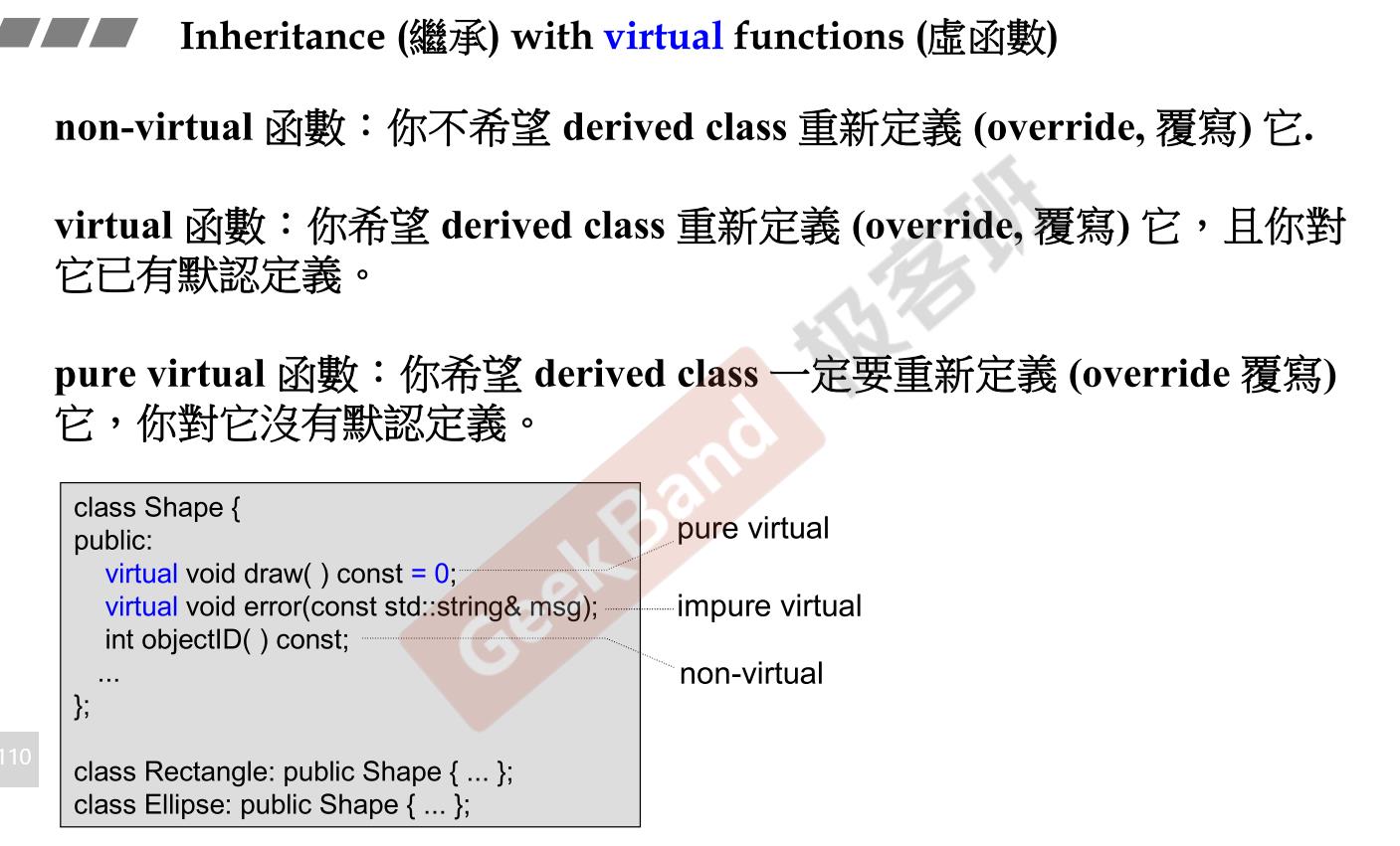 【侯捷P11】面向对象编程_虚函数_14