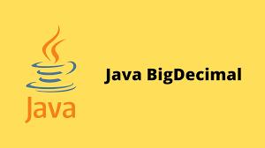 Java之BigDecimal